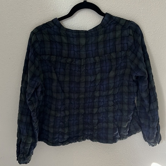 Madewell plaid peplum top - Picture 5 of 5